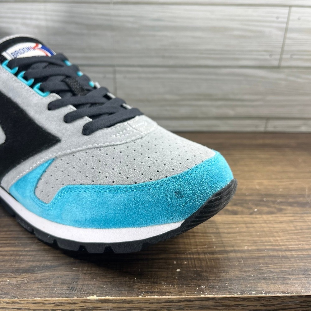 Brooks Heritage Chariot Men's Gray Teal Black Shoes - Men's Size 13 (D) - Picture 5 of 10